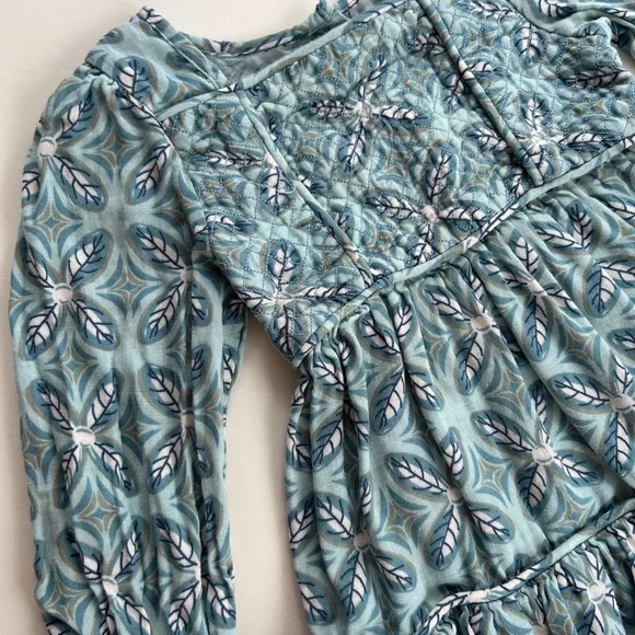 Peek Floral Leaf Dress - Picture 2 of 6